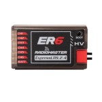 Radiomaster ER6 2.4GHz ELRS PWM ExpressLRS System for Drone Parts Small Aircraft Ship Car Models